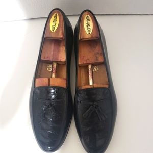 Salvatore Ferragamo Classic Black Tassel Loafers